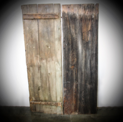 Rustic village Old wooden Door