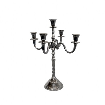 Candelabra Steinless Steel 39cm