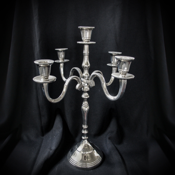 Candelabra Steinless Steel 80cm