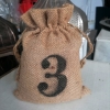 Table Number - Burlap Pocket