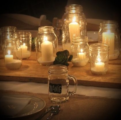 Jar Candle Holders