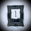 Table Number - Black Frame